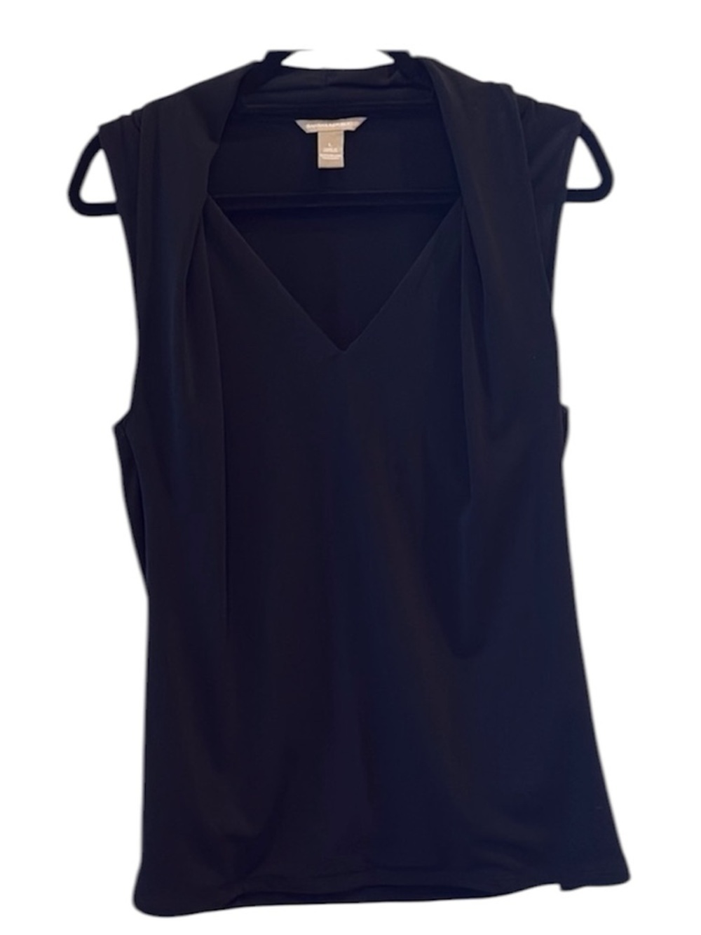 Banana Republic -Woman's Elegant Black Sleeveless Top / Blouse. Size Large